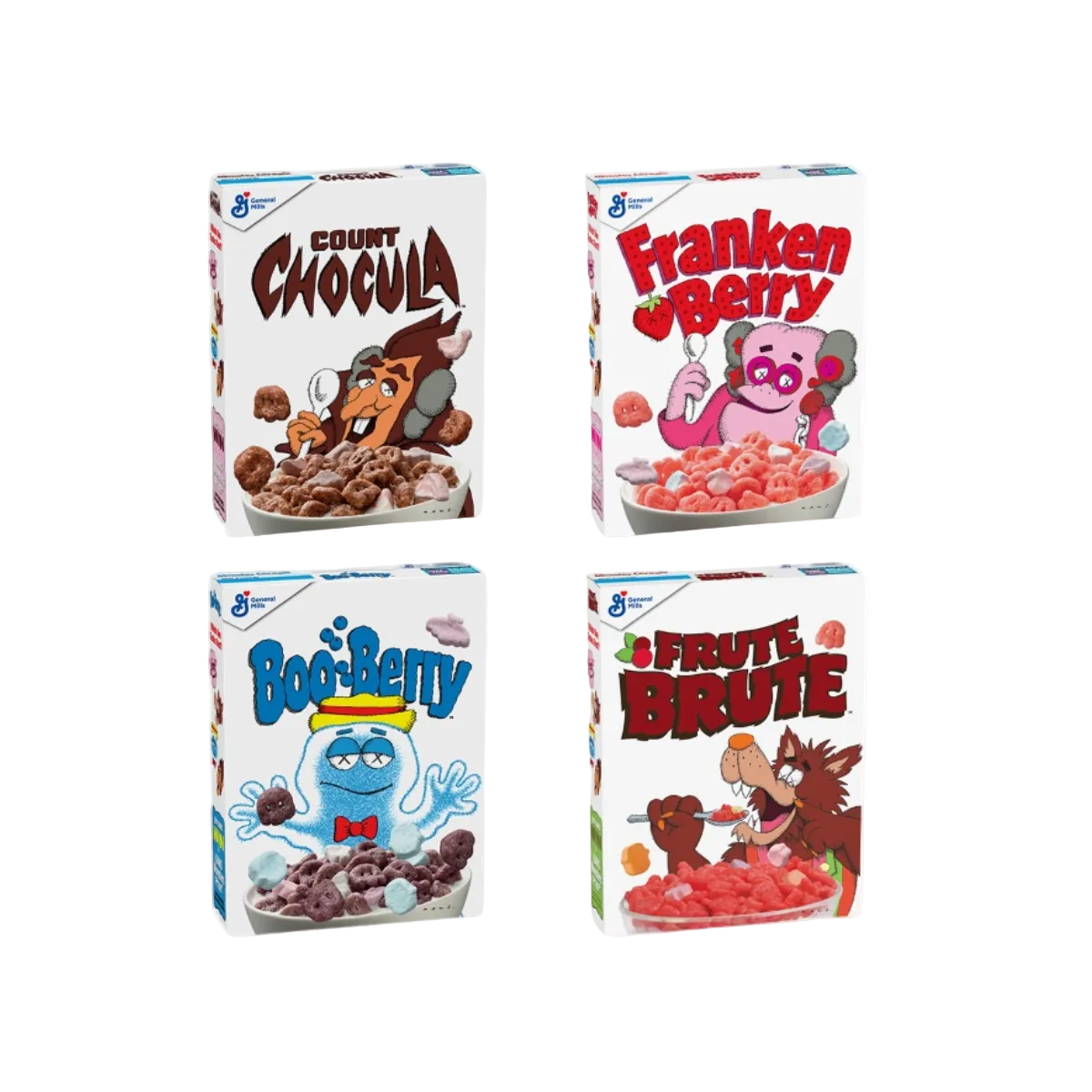 Monster Cereal Kaws colección completa