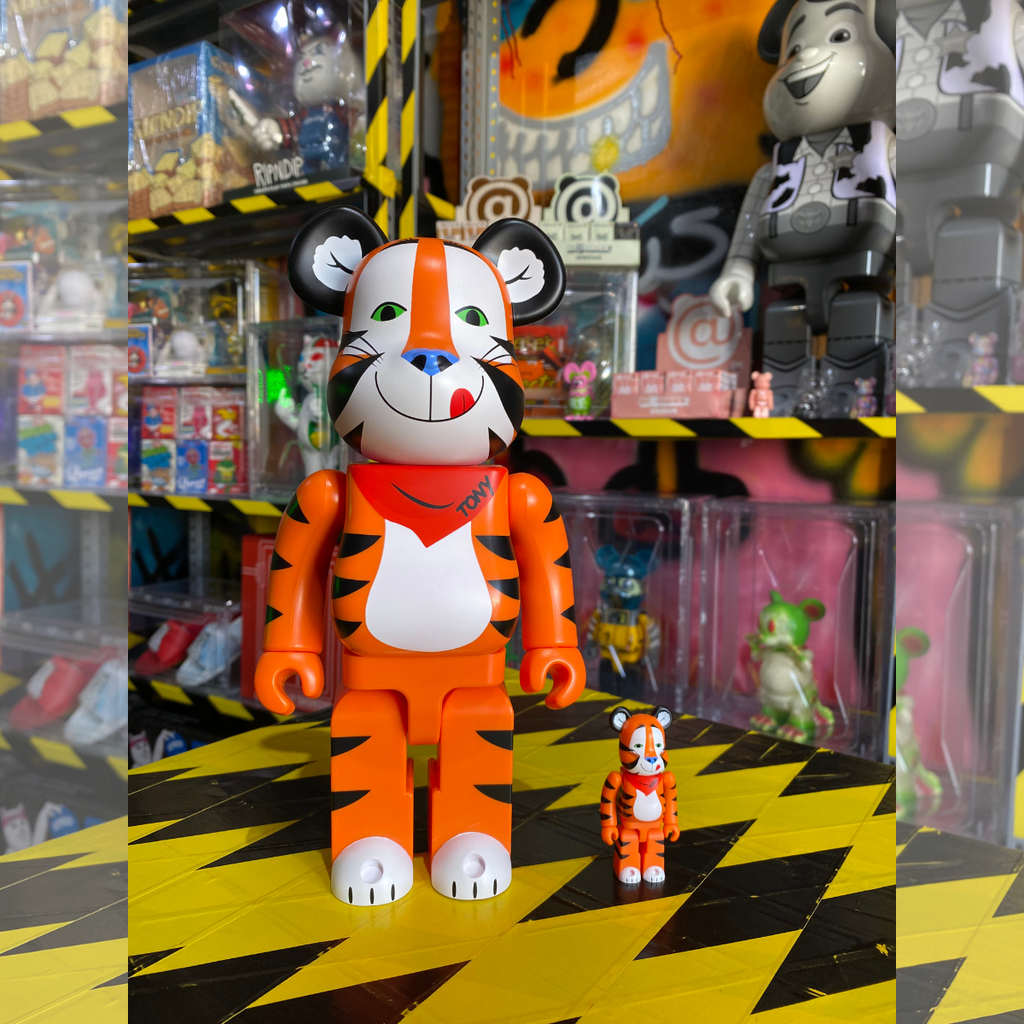 Tony the Tiger Beabrick set 400% + 100% Ver. Vintage