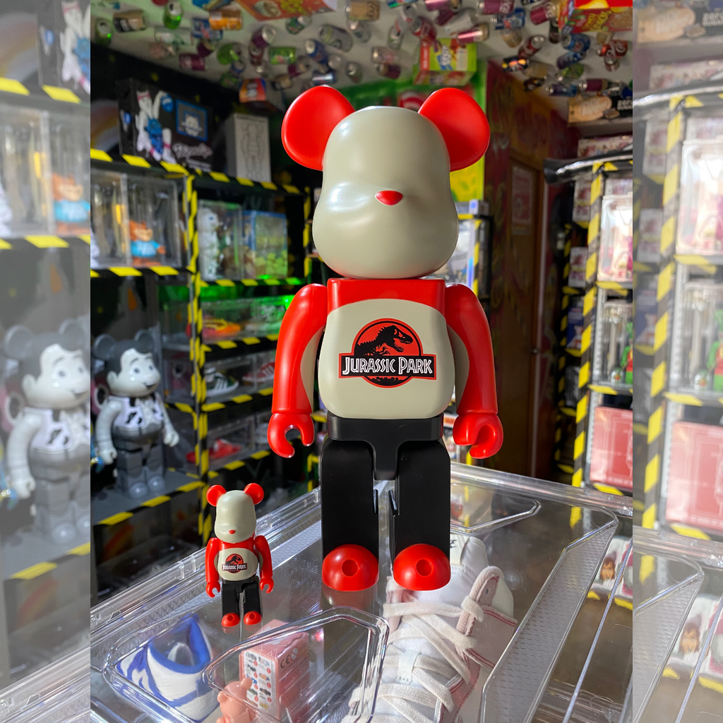 Jurassic Park - Bearbrick set 400% + 100%