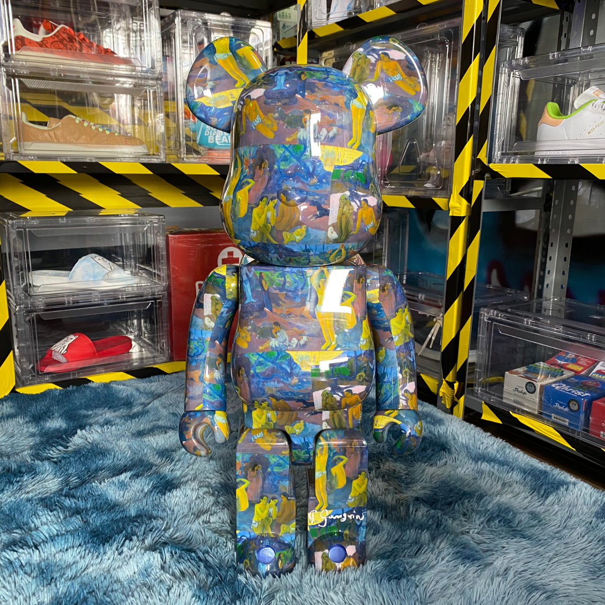 Eugene Henri Paul Gauguin - Bearbrick 1000% Where do we come from? What are we? Where are we going?