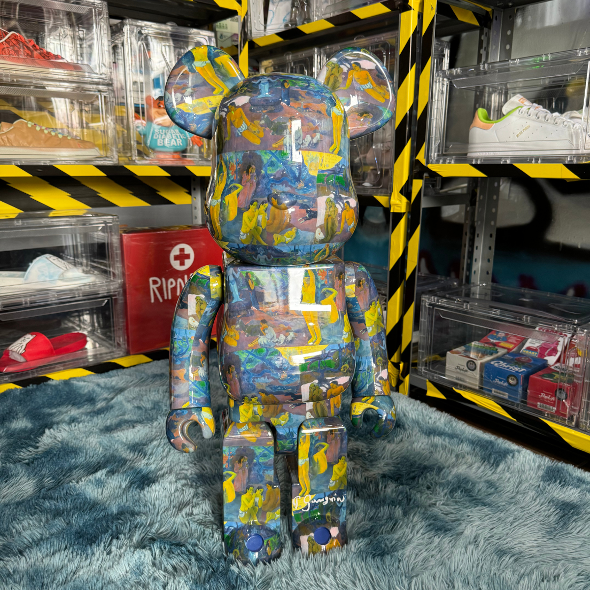 Eugene Henri Paul Gauguin - Bearbrick 1000% Where do we come from? What are we? Where are we going?