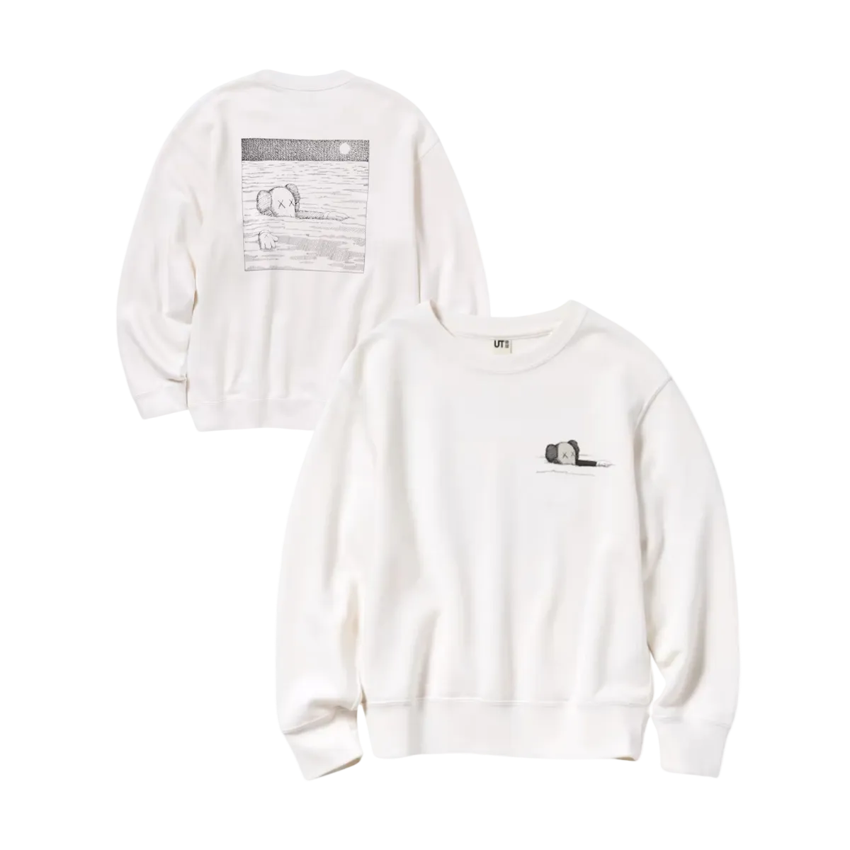 Sudadera Kaws Uniqlo Blanca