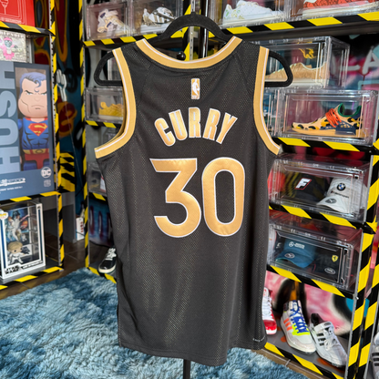 Jersey Nike Golden State Black con Firma #30 Curry