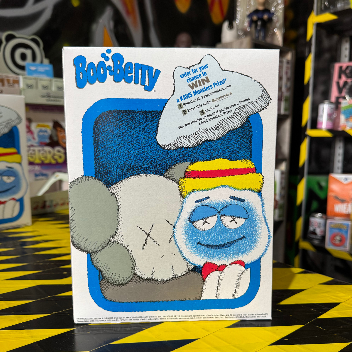Boo Berry Cereal Kaws
