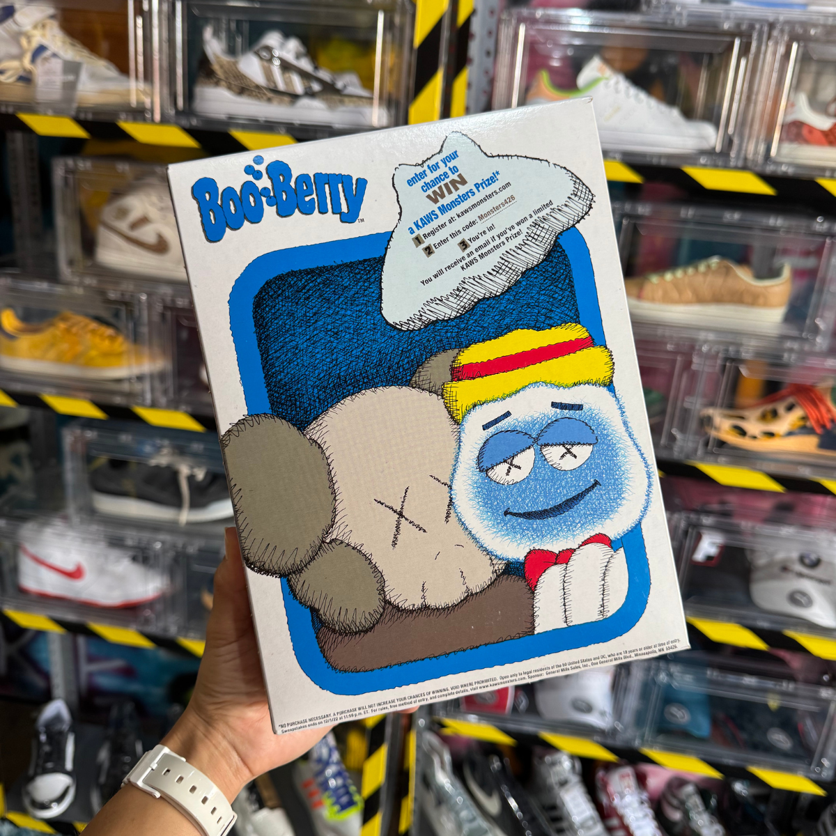 Boo Berry Cereal Kaws