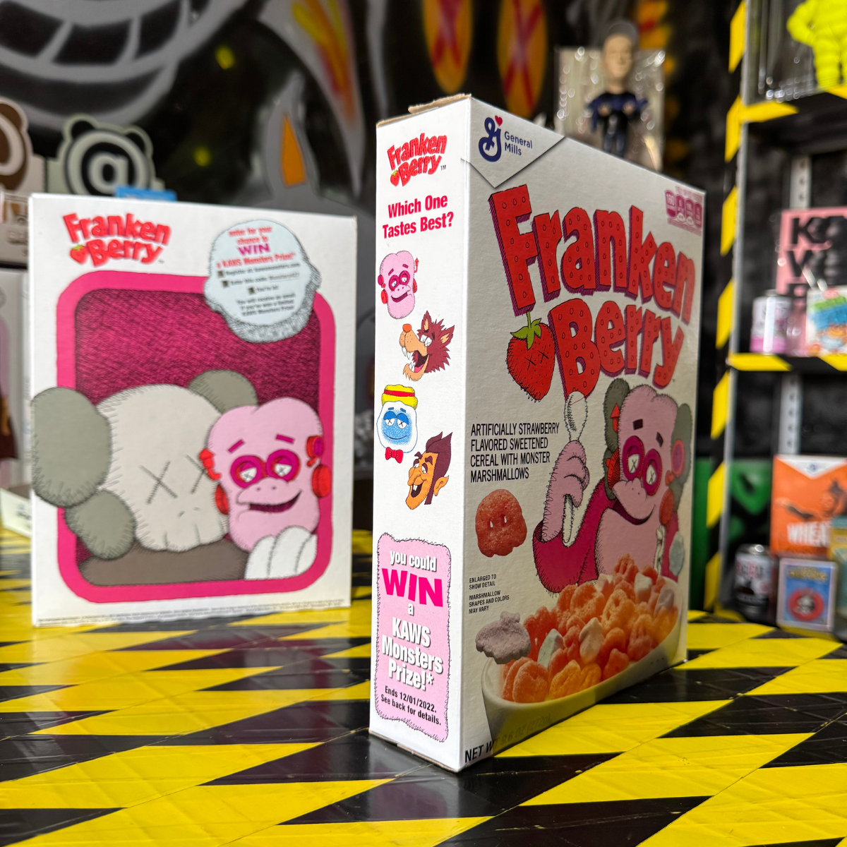 Franken Berry Cereal Kaws